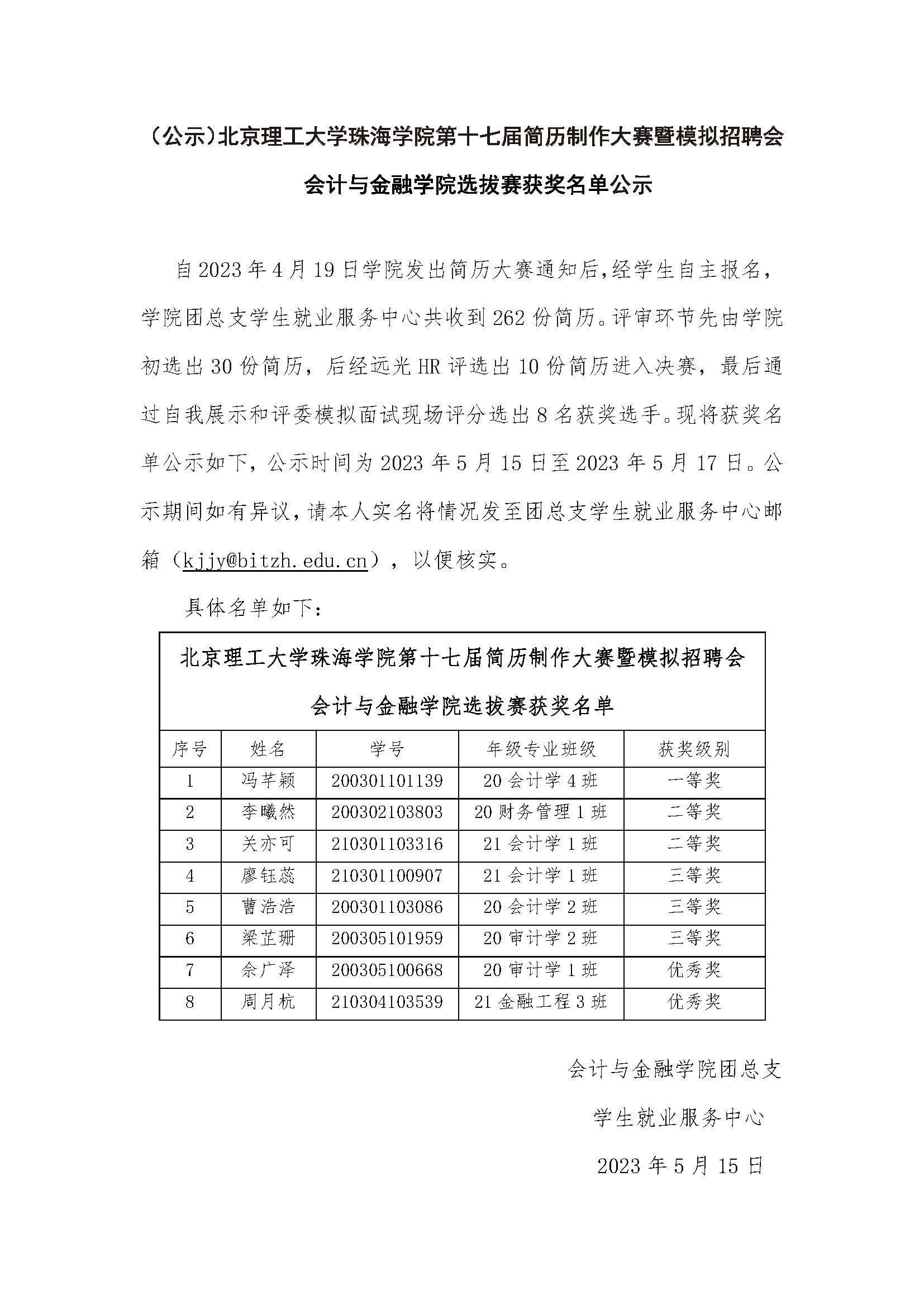 （公示）太阳成tyc33455cc官网第十七届简历制作大赛暨模拟招聘会 太阳成tyc33455cc选拔赛获奖名单.jpg